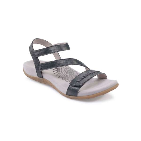 AETREX - LADIES GABBY ADJUSTABLE QUARTER STRAP SANDAL